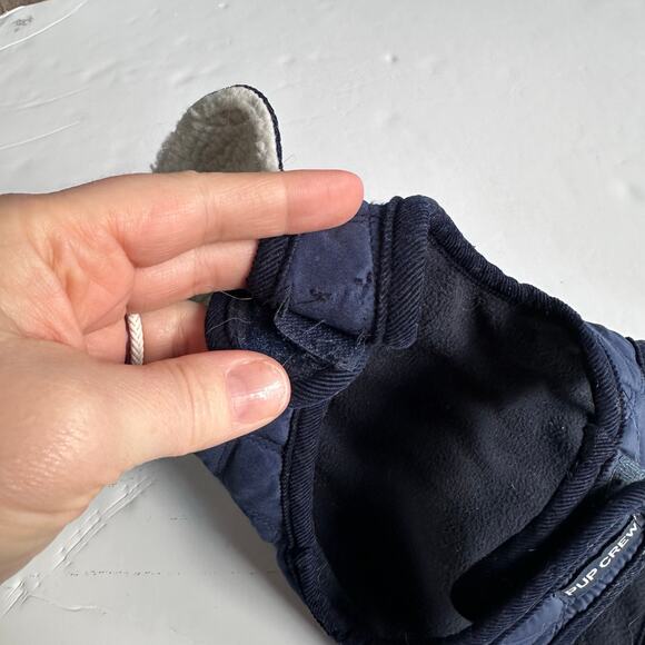 Pup Crew Blue Quilted Jacket - XS with Velcro Straps - Picture 3 of 5